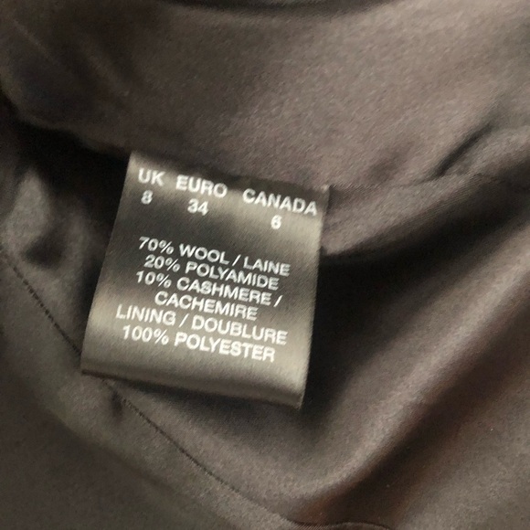 Wool Cashmere Double Breasted Size Medium Pea Coat - Picture 5 of 16